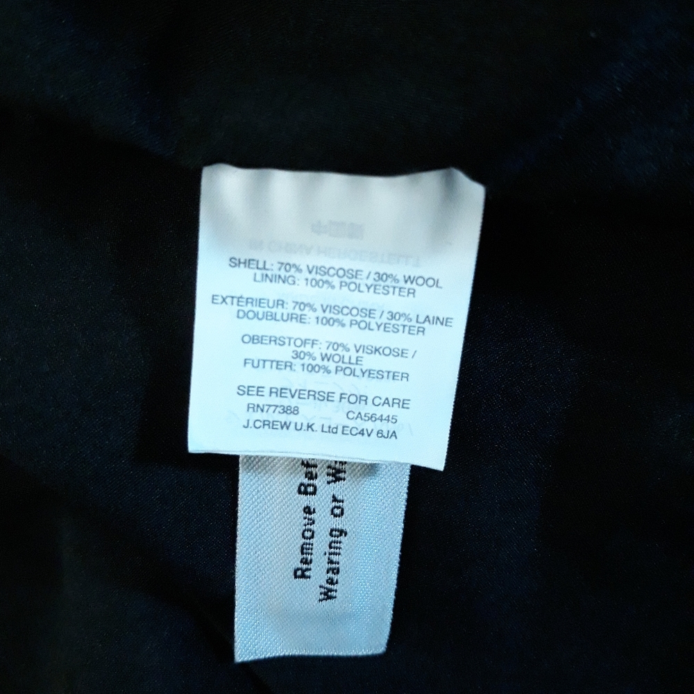 Madewell Windowpane Ruffle front Skirt - Picture 6 of 8